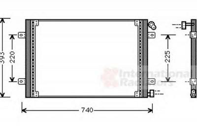 VAN WEZEL 43005234 -  Конденсатор, кондиционер